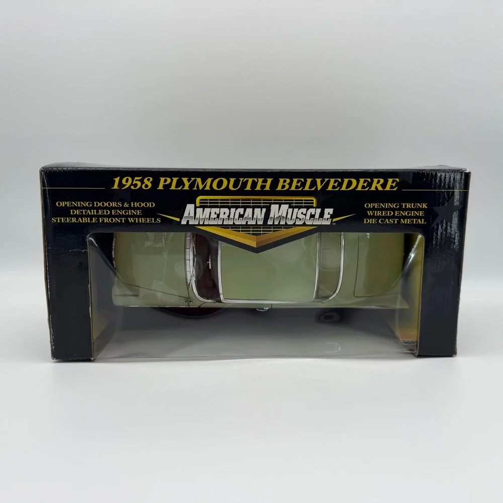 ERTL 1958 Plymouth Belvedere Pistachio American Muscle Limited Edition 1:18